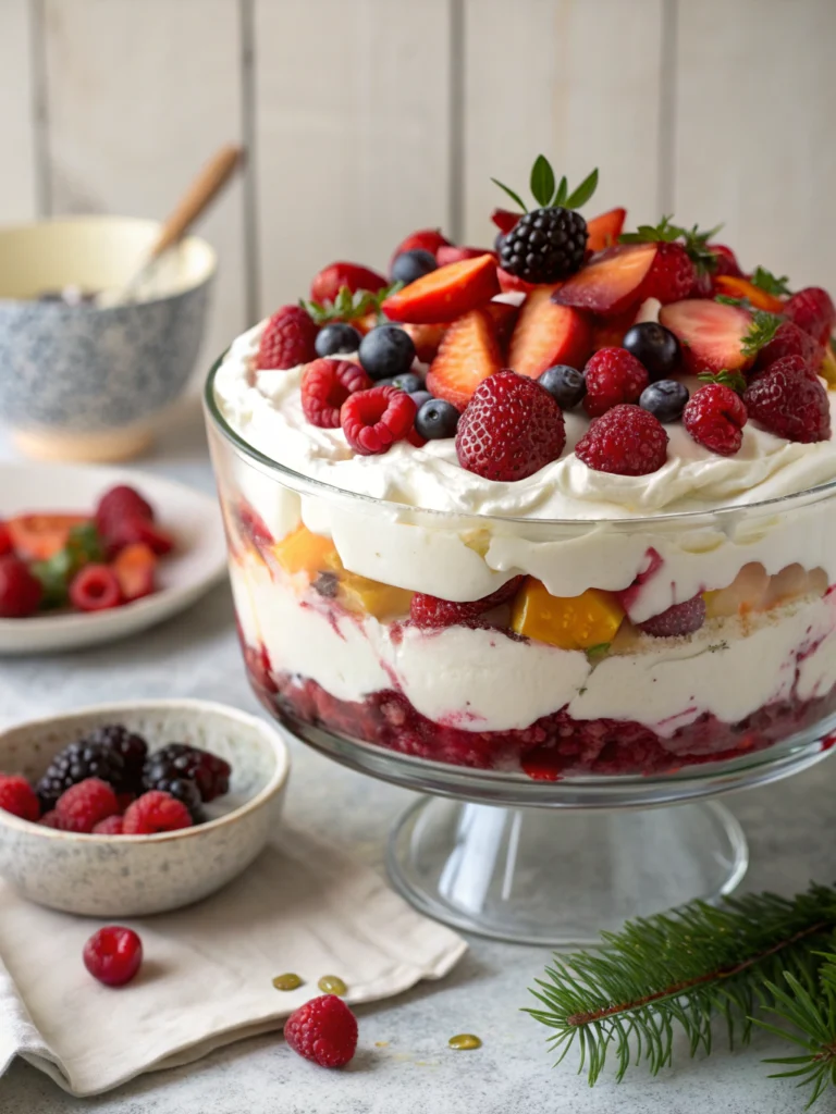 Christmas Pavlova Trifle Recipe