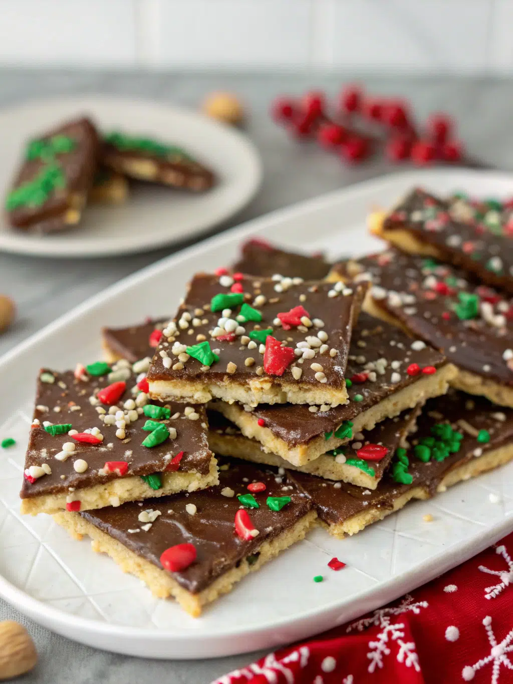 Christmas Saltine Cracker Toffee