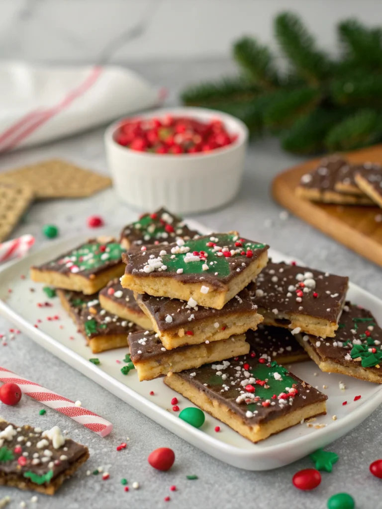 Christmas Saltine Cracker Toffee