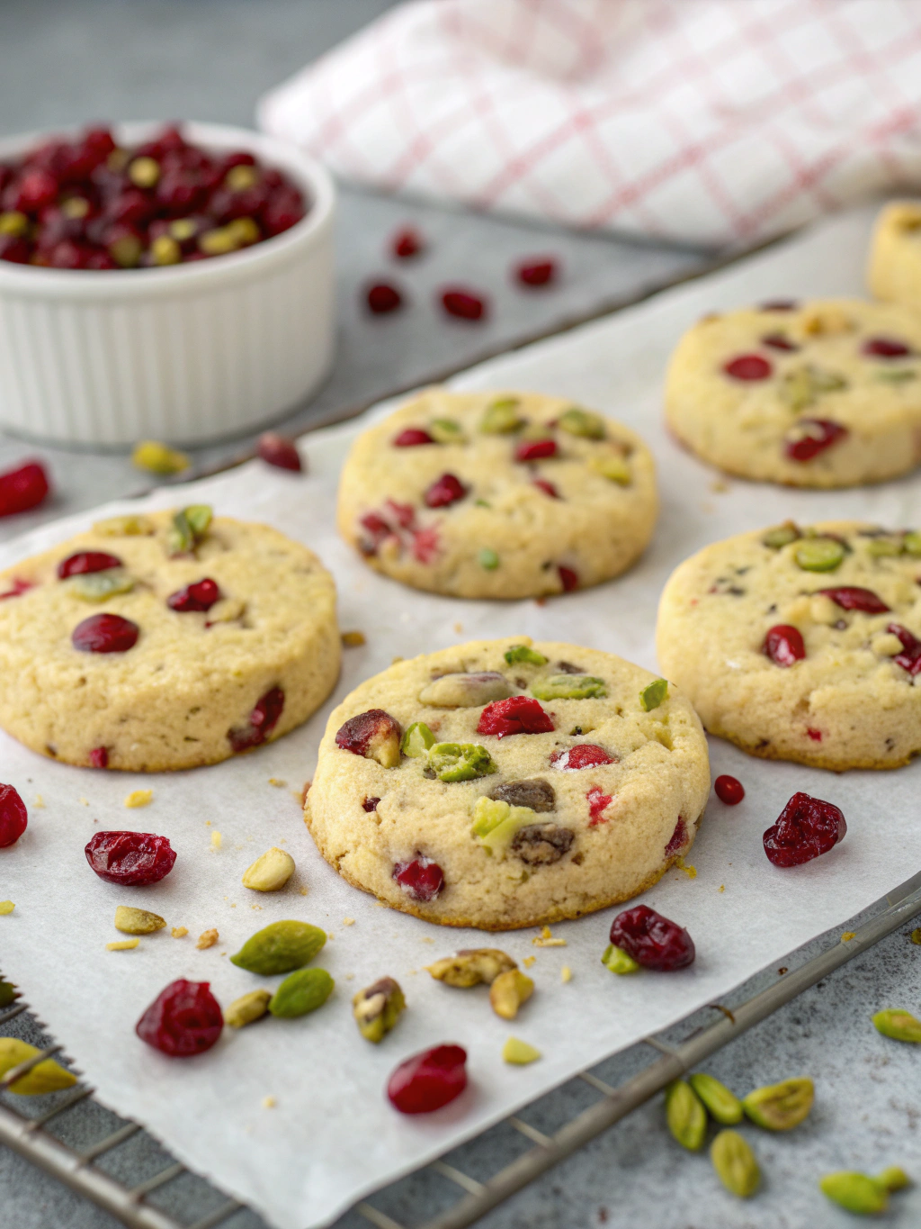 How to Make Cranberry Pistachio Shortbread Cookies: 7 Easy Steps