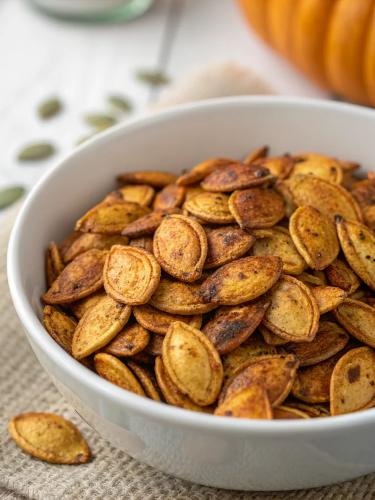 Crispy Roasted Pumpkin Seeds Recip