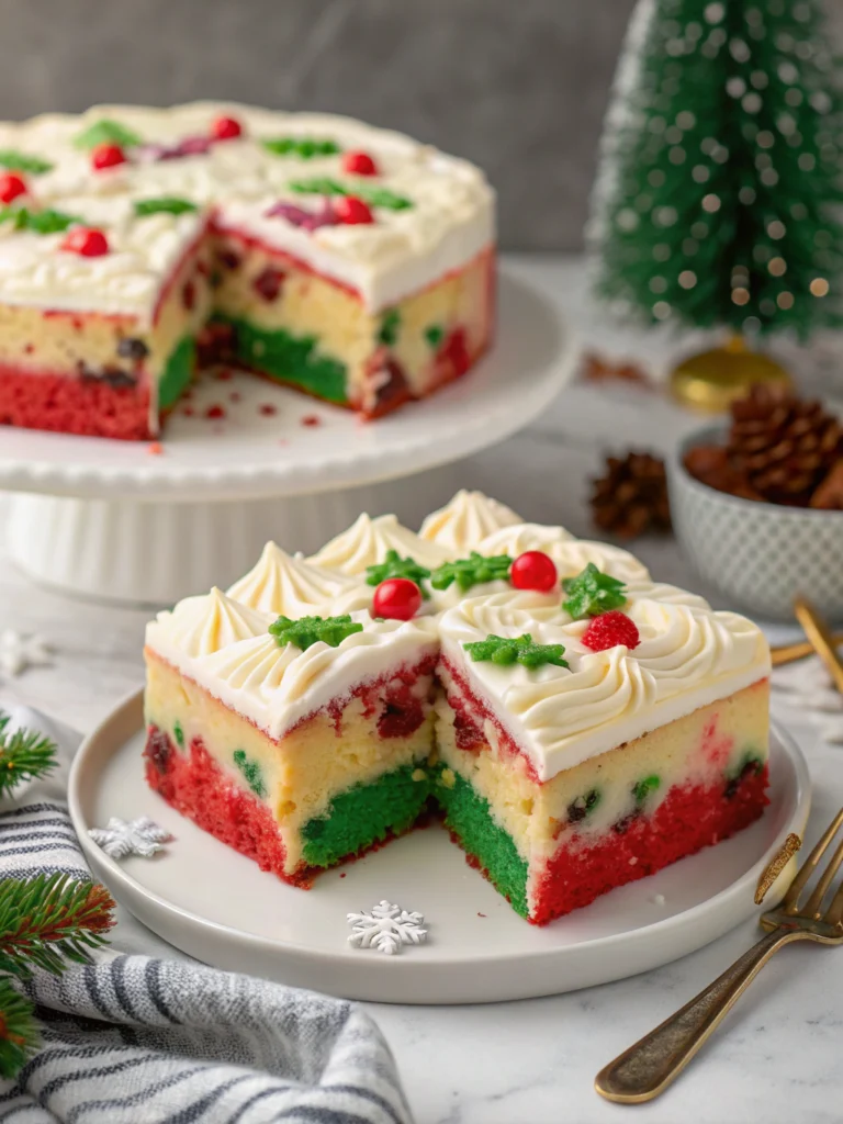 Delicious Christmas Poke Cake Recipe