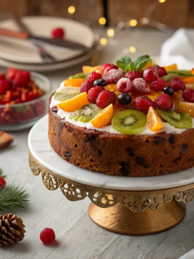 Delightful Christmas Fruit Cake