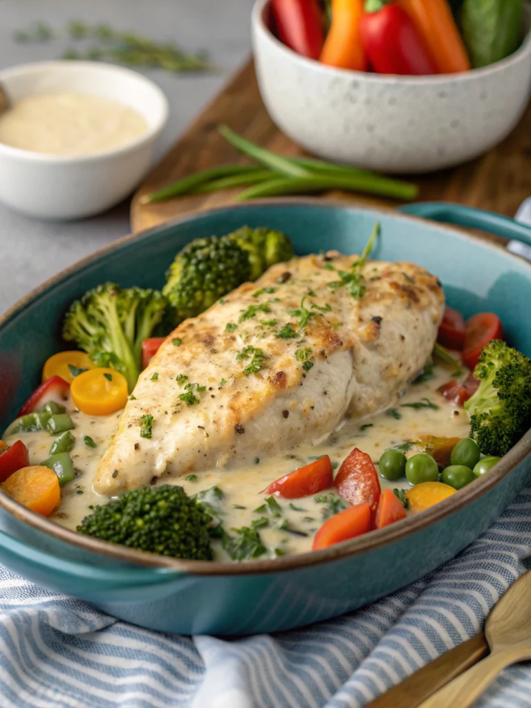 Easy Creamy Ranch Chicken Recipe