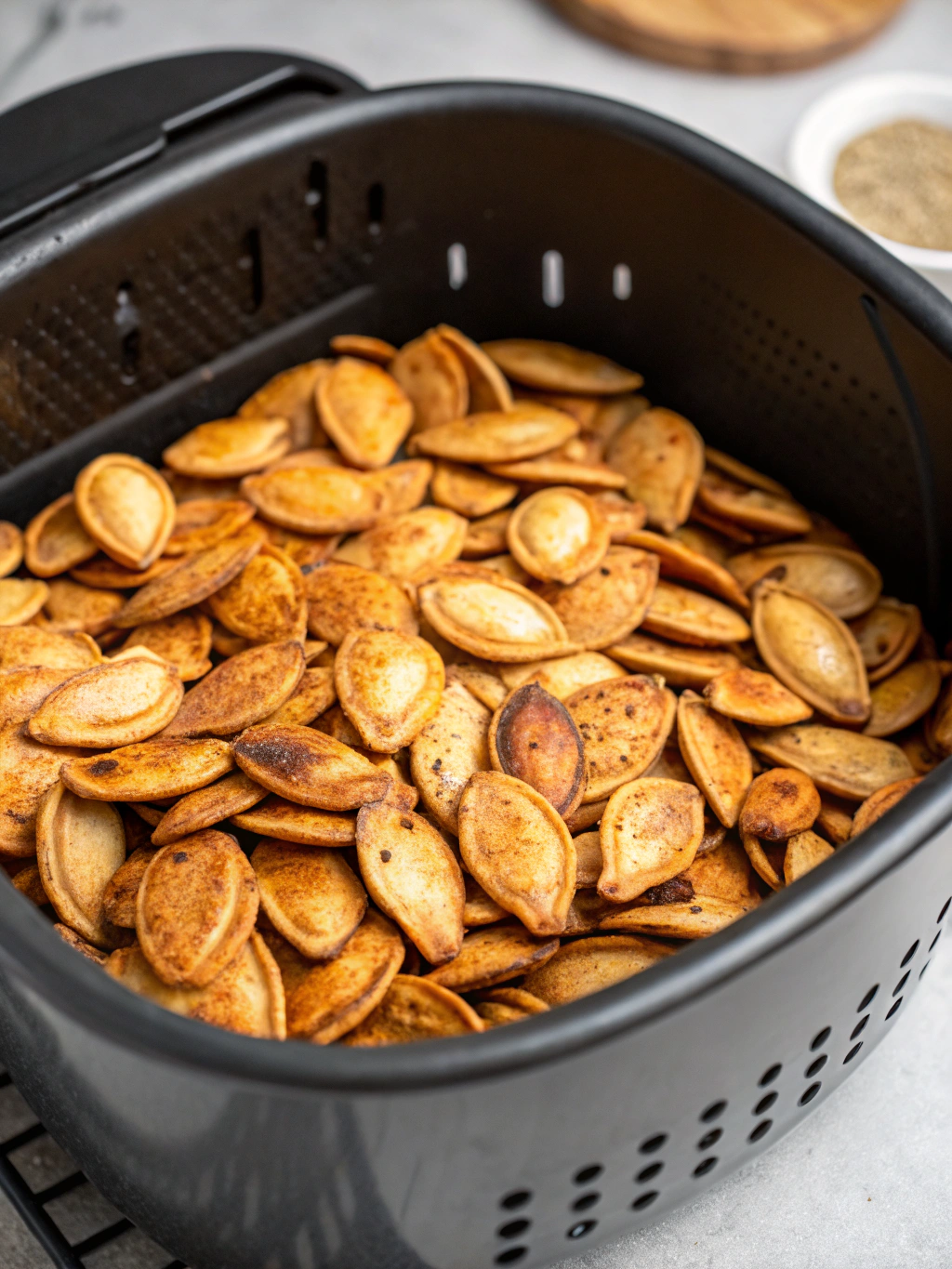 Easy Roasted Pumpkin Seeds in Air Fryer: 5 Simple Steps for a Crunchy Snack! 3 Easy Roasted Pumpkin Seeds in Air Fryer: 5 Simple Steps for a Crunchy Snack!