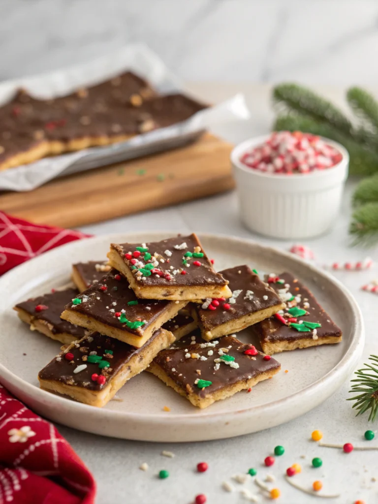 Easy Saltine Cracker Toffee (Christmas Crack)