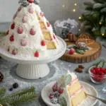 Easy Snowy Tree Cake