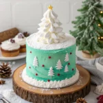 Easy Snowy Tree Cake