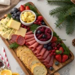 Festive Christmas Breakfast Charcuterie Board