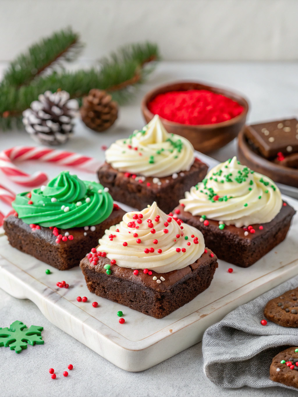 Frosted Christmas Brownies: 5 Reasons They're the Season's Best Treat 3 Frosted Christmas Brownies