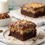 German Chocolate Poke Cake