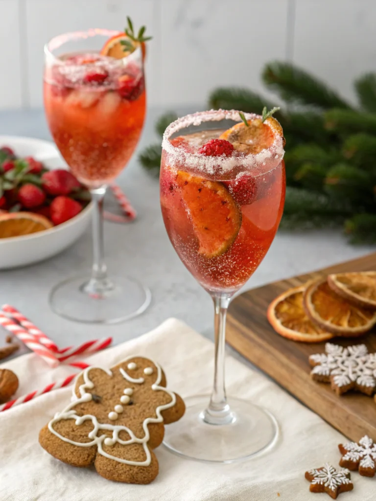 Gingerbread Champagne Cocktail Recipe for Festive Holiday Celebrations 3 Gingerbread Champagne Cocktail