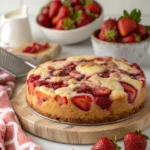 Gooey Strawberry Earthquake Cake