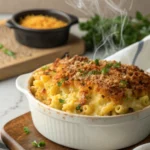 Gourmet Baked Mac and Cheese with a Crunch
