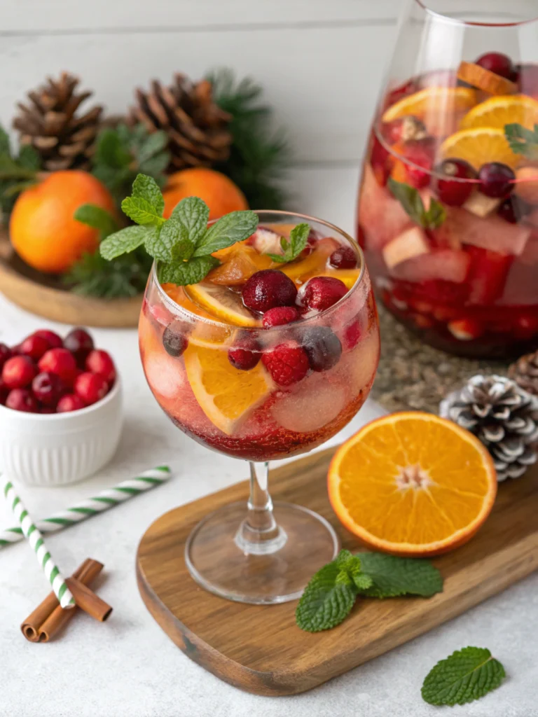 Holiday Spiked Punch Cocktail Recipe