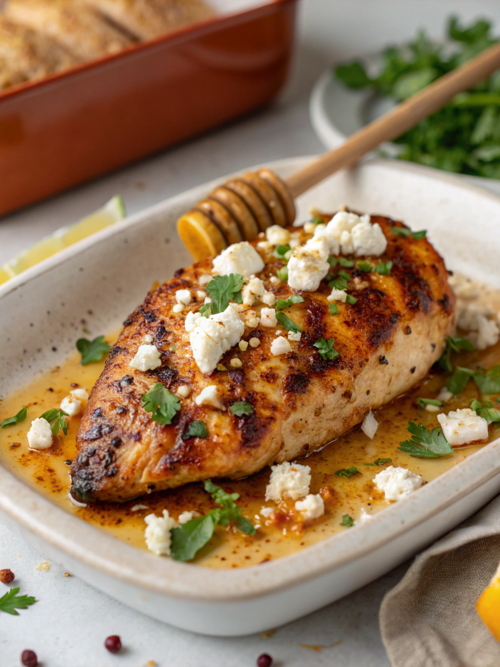 Hot Honey Feta Chicken