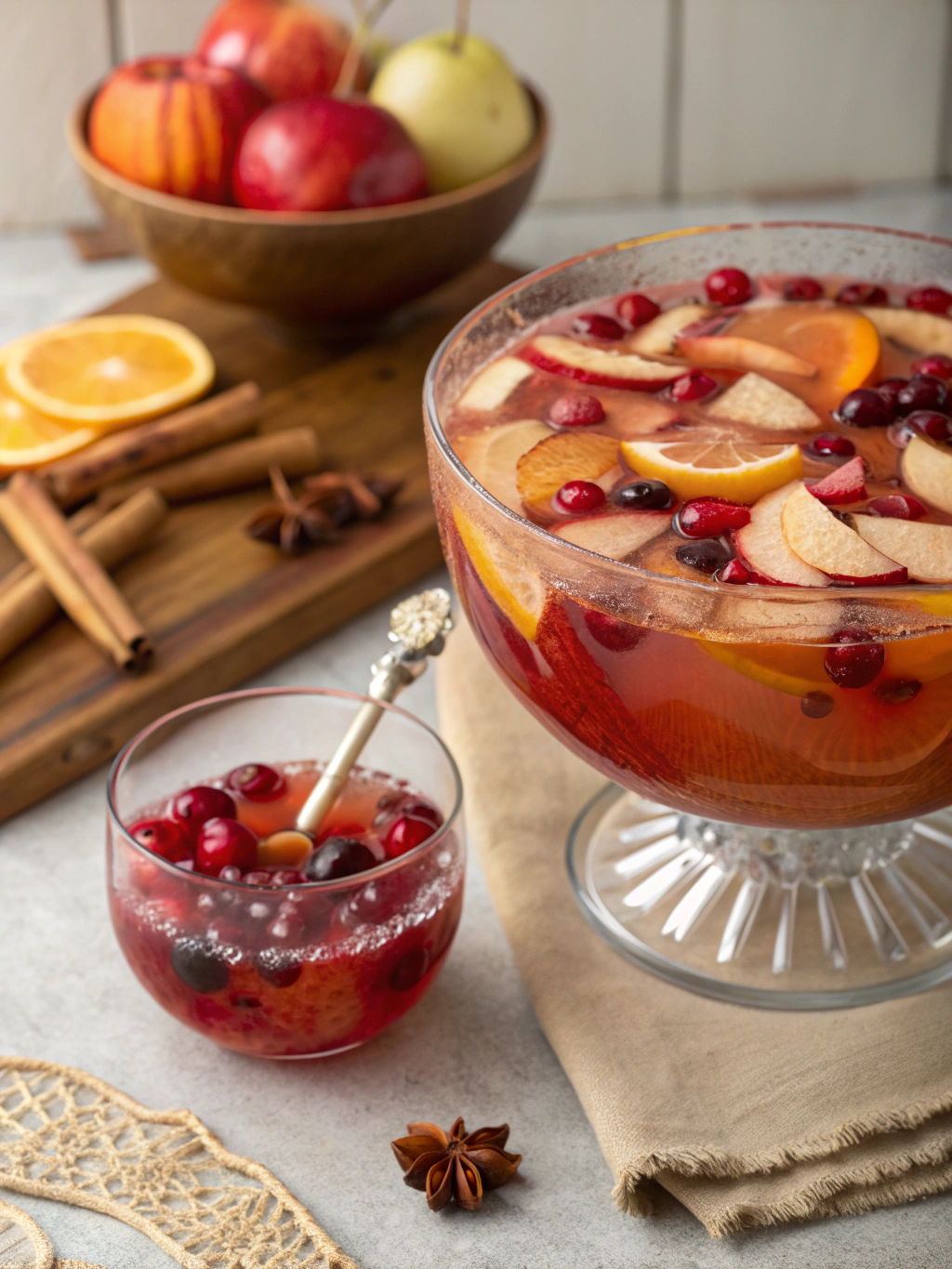 Irresistible Thanksgiving Punch With Alcohol
