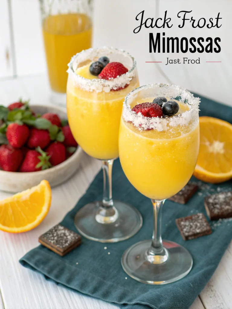 Jack Frost Mimosas Recipe