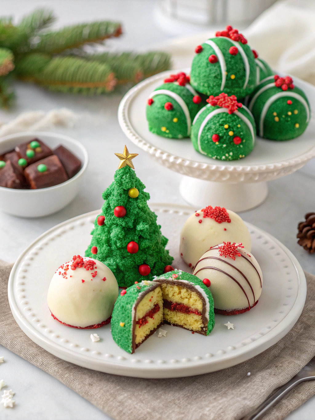 Little Debbie Christmas Tree Cake Truffles
