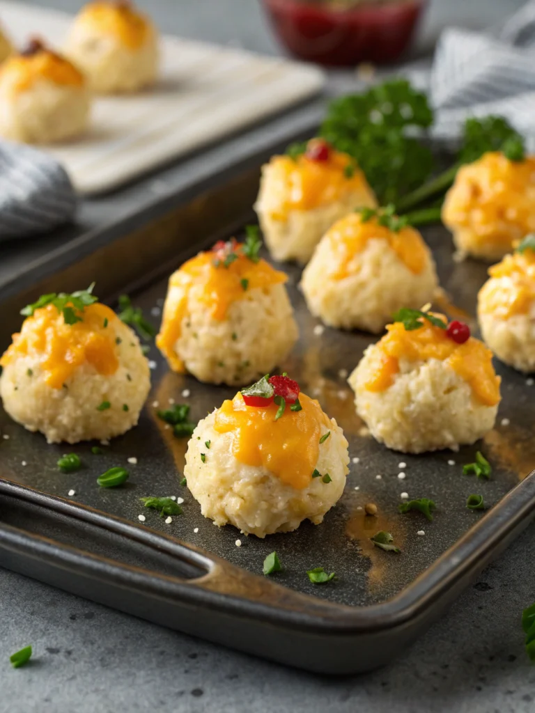 Mini Cheese Ball Bites