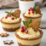No-Bake Gingerbread Cheesecake Cups