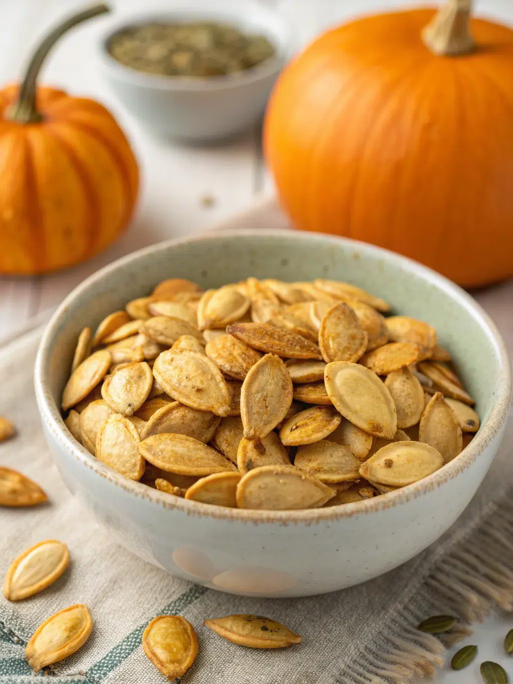 Crispy Roasted Pumpkin Seeds