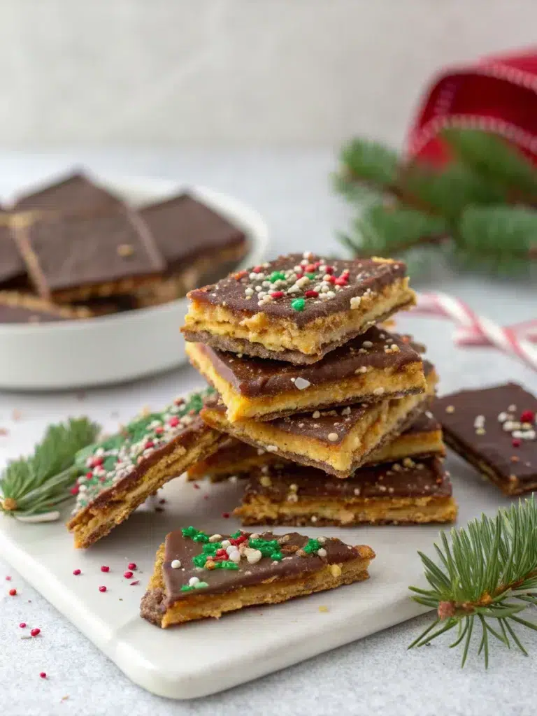Ritz Cracker Toffee (Christmas Crack)