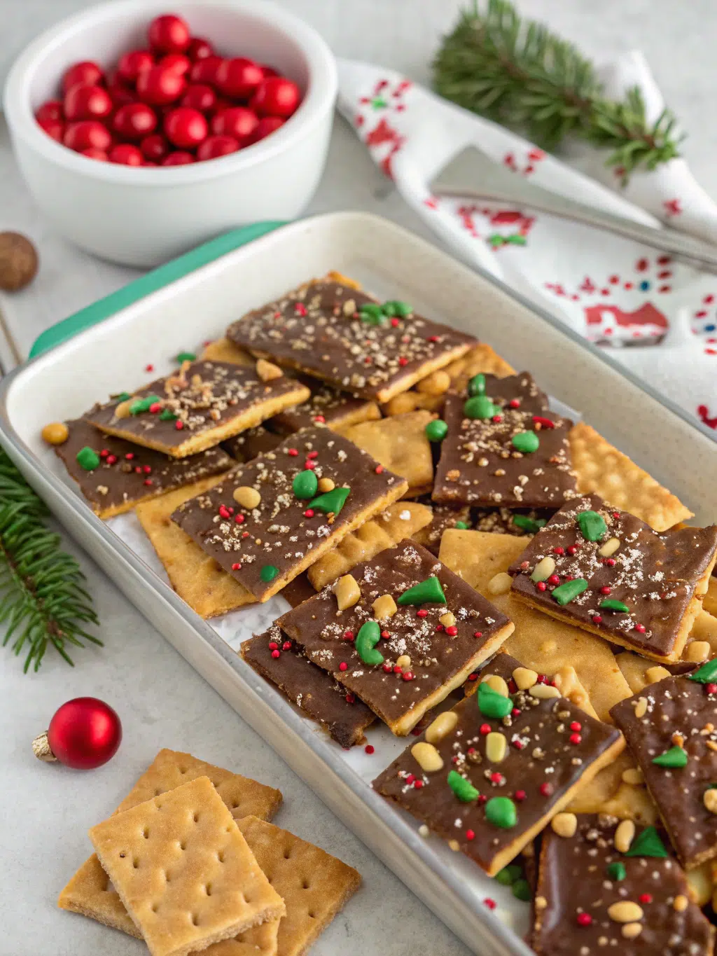 Ritz Cracker Toffee Christmas Crack Recipe