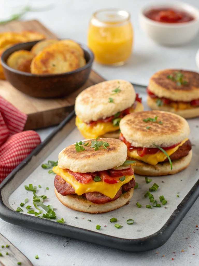 Savory Breakfast McGriddle Bites