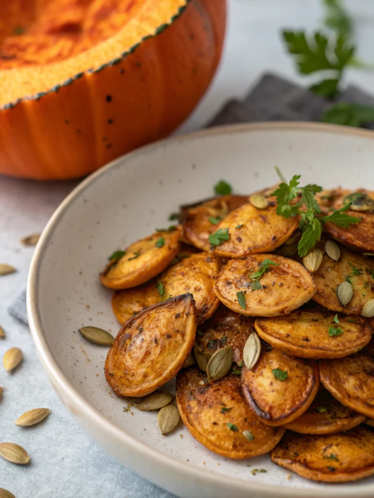 Savory Roasted Pumpkin Seeds