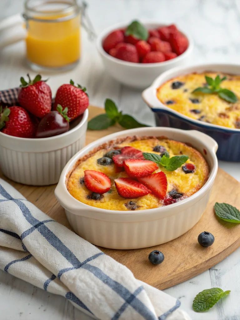 Sweet Casseroles for Breakfast