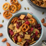 Sweet and Salty Fall Snack Mix