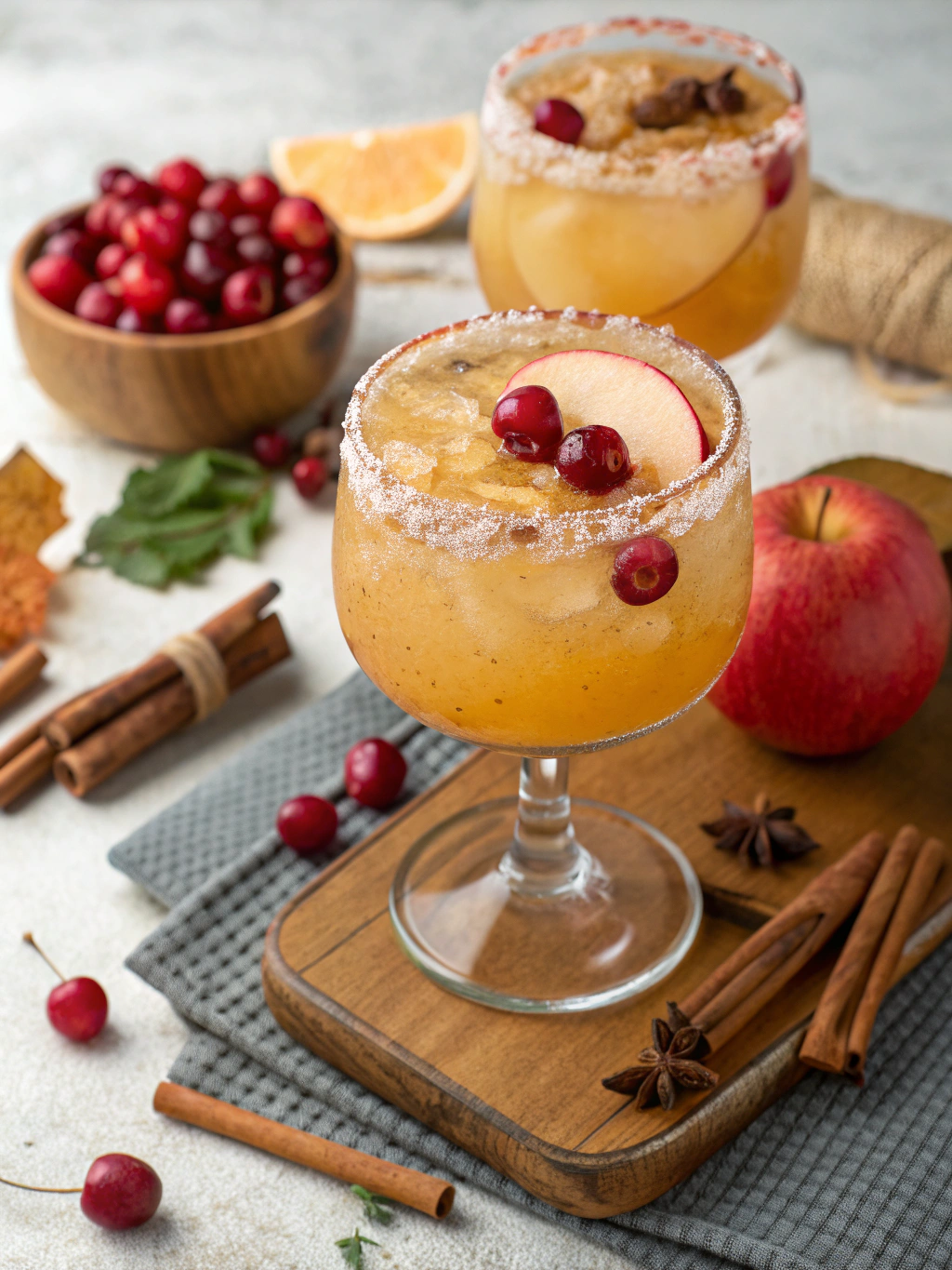 Thanksgiving Margarita with Apple Cider!