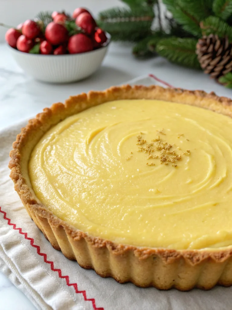 What Makes This Christmas Custard Pie So Creamy?
