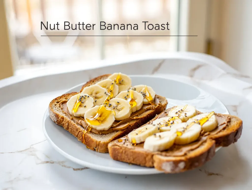 Quick Breakfasts for Kids: 7 Ideas for a Stress-Free Morning 15 Nut Butter Banana Toast