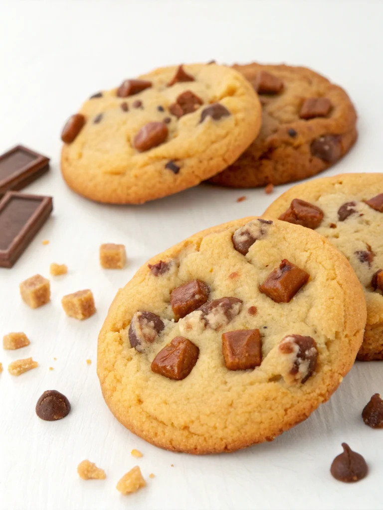 30-Minute Chocolate Chip And Toffee Shortbread Cookies