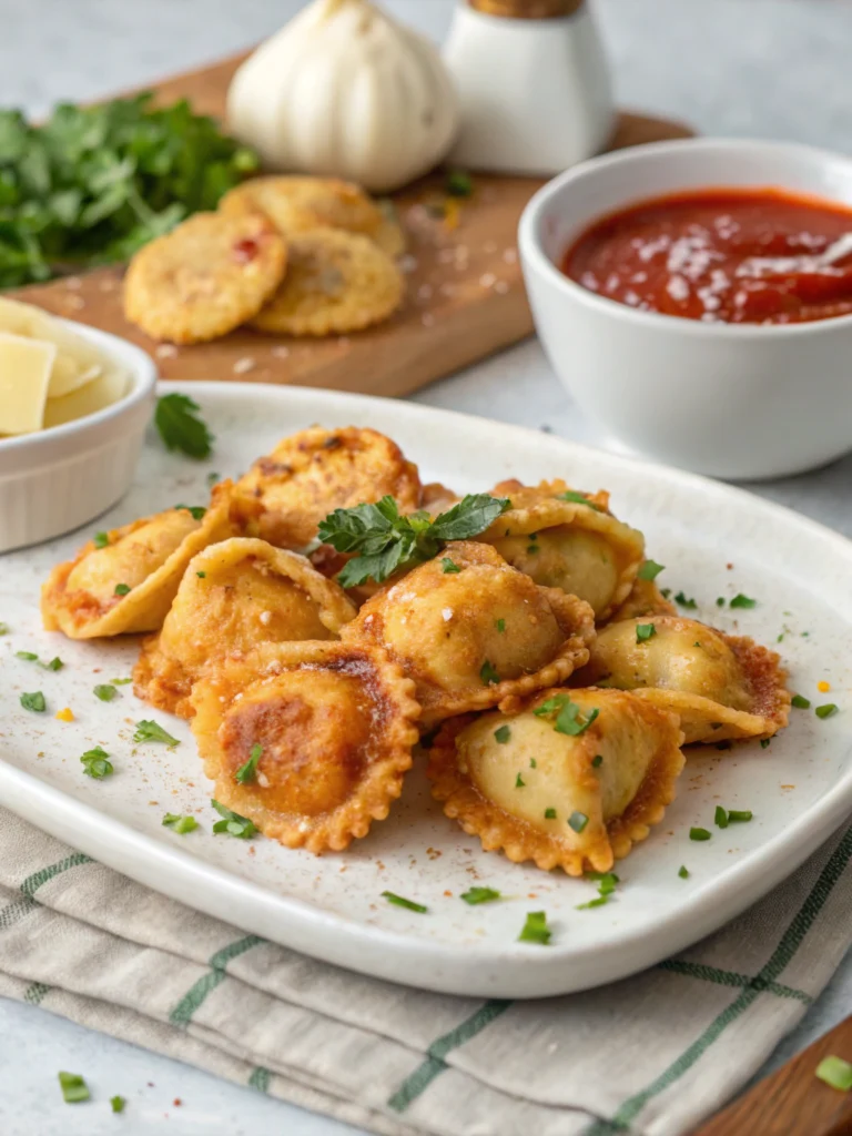 Air-fryer tortellini bites