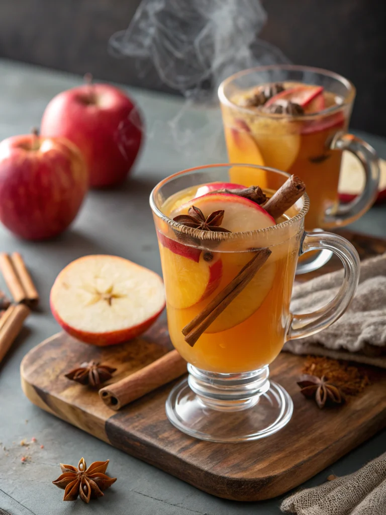Apple cider mulled drink