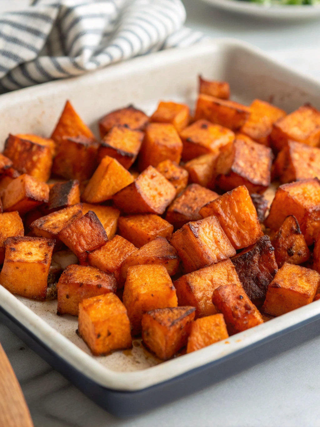 Best Roasted Sweet Potato Cubes