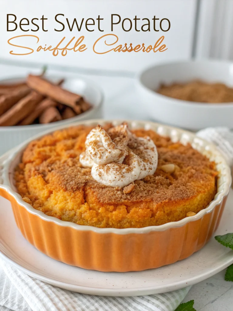Best Sweet Potato Souffle Casserole