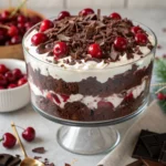 Black Forest Trifle for Christmas