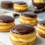 Boston Cream Pie Cookies