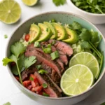 CILANTRO LIME STEAK BOWLS