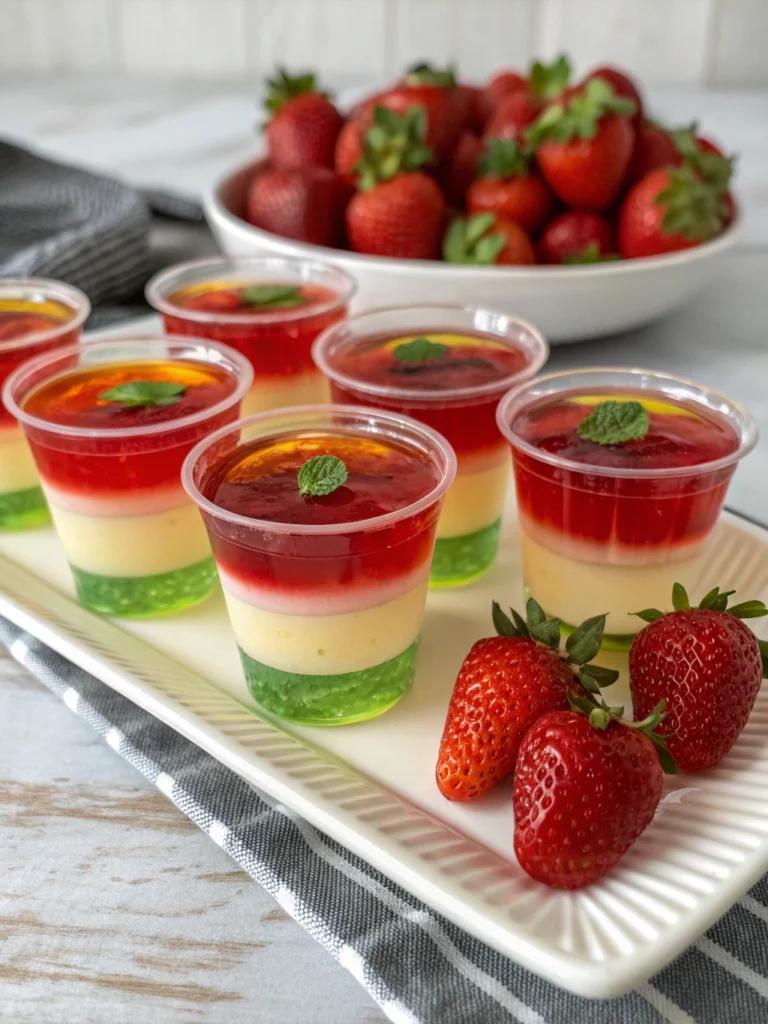 Champagne Jell-O shots