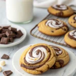 Chocolate Marshmallow Swirl Cookies