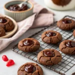 Chocolate Thumbprint Cookies