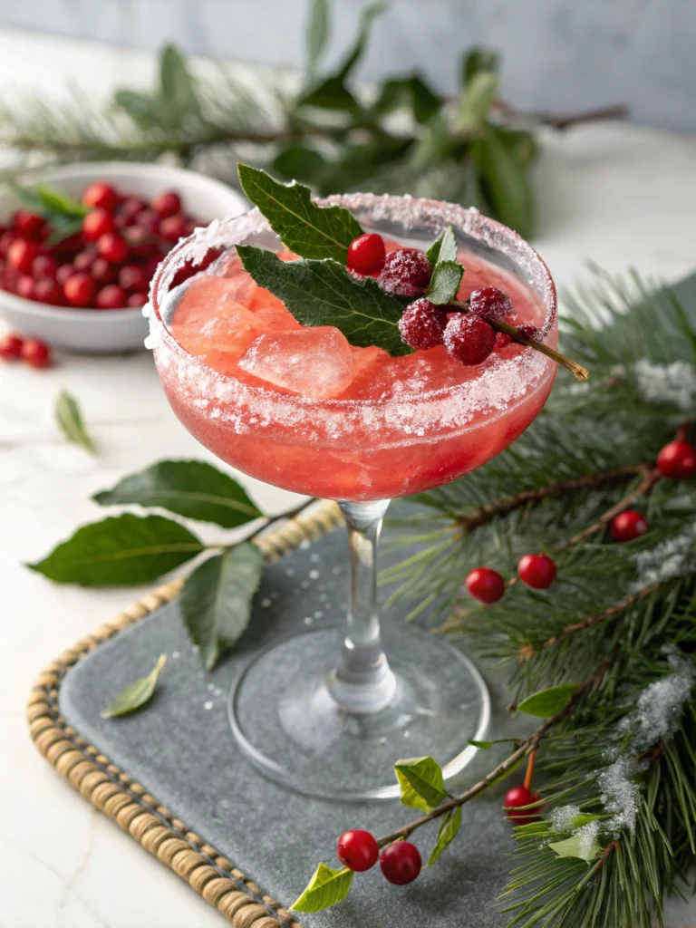 Christmas Mistletoe Margarita