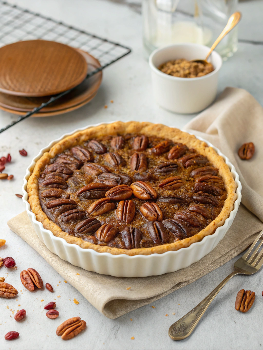 Condensed Milk Pecan Pie