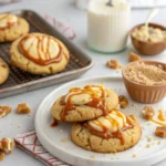 Copycat Crumbl Salted Caramel Cheesecake Cookies