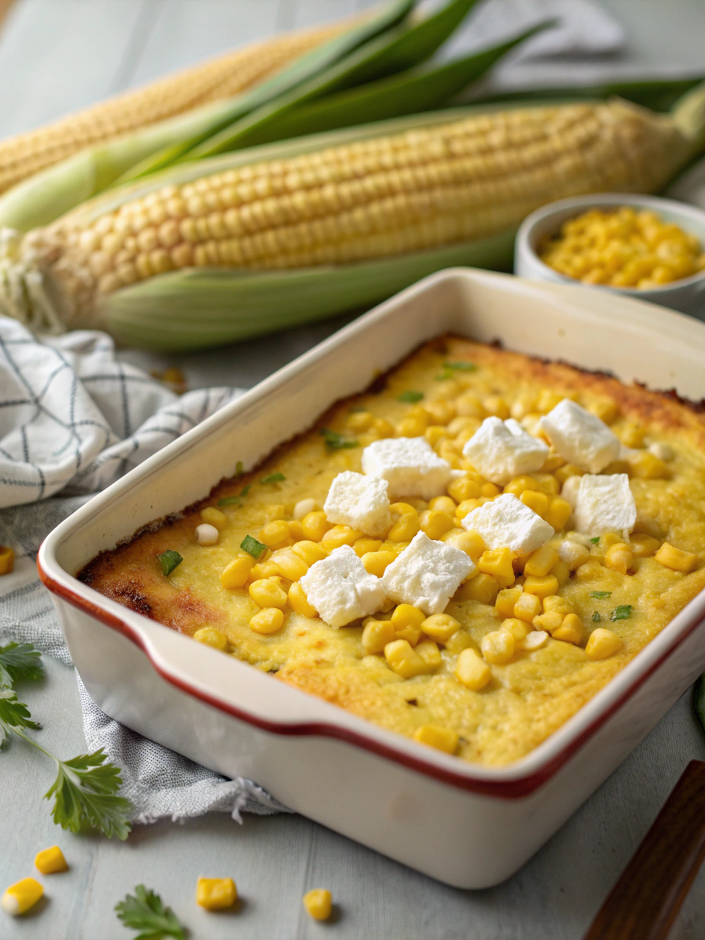 Delicious Corn Casserole with Cream Cheese